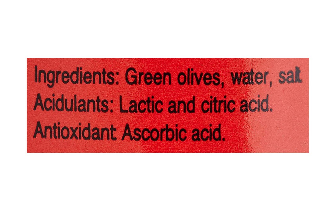 Figaro Plain Green Olives    Glass Jar  450 grams
